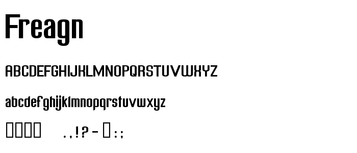 Freagn font