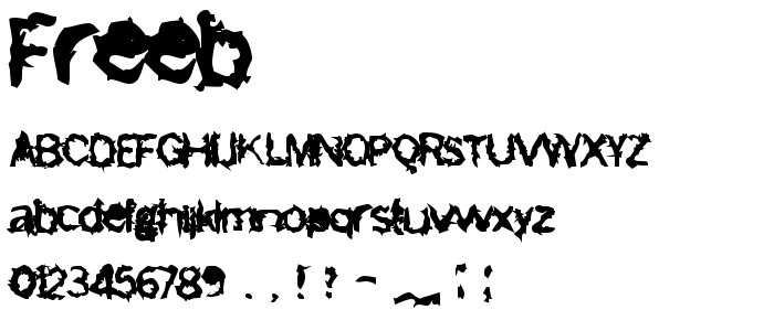 Freeb font