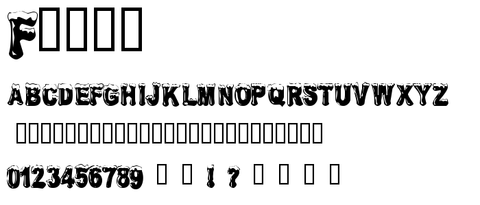 Frosw font