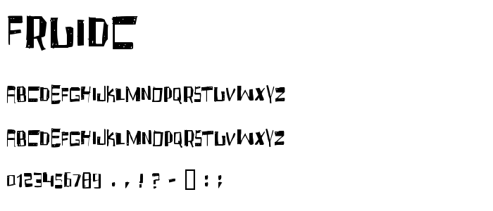 Fruidc font