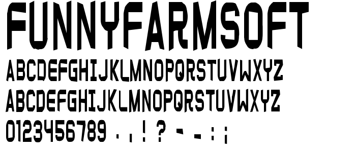 Funnyfarmsoft font