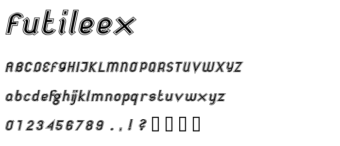 Futileex font