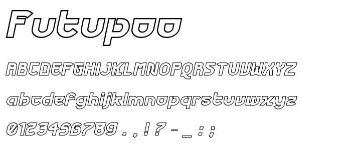 Futupoo font