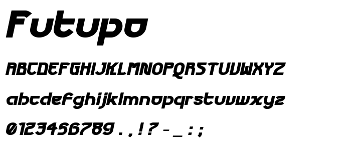 Futupo font