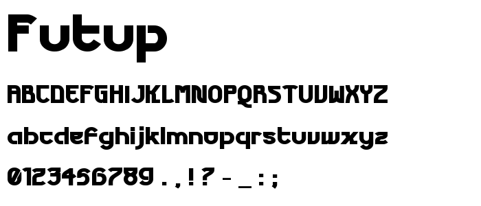 Futup font