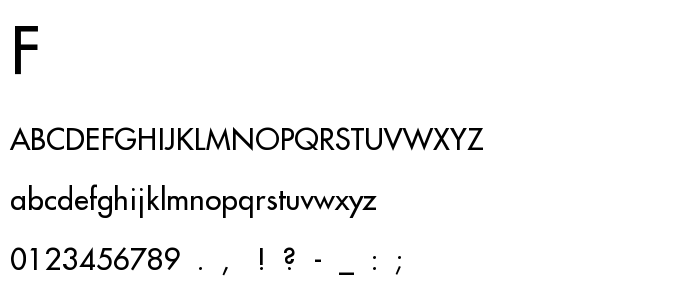 Futura_T font