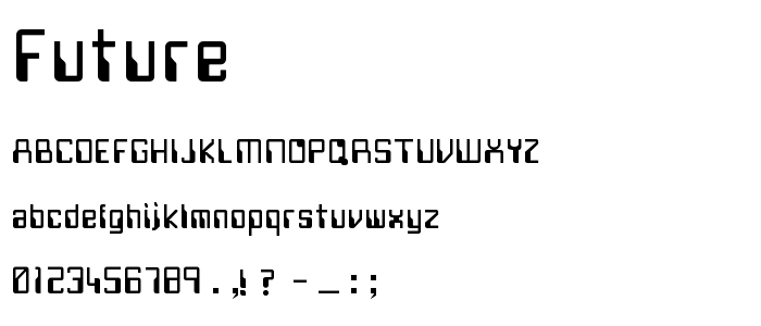 Future font