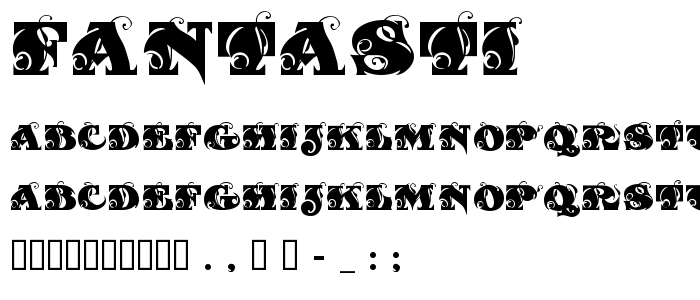 Fantasti font