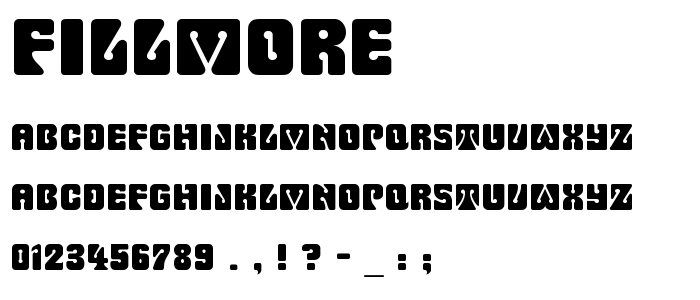 Fillmore font