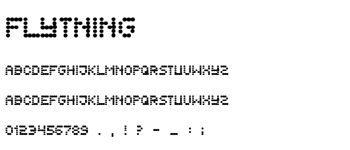 Flytning font