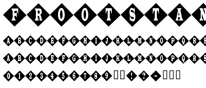 Frootstand font