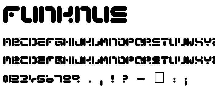 Funknus font