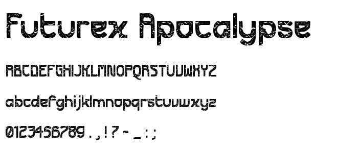 Futurex_Apocalypse font
