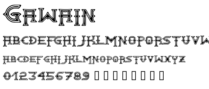 Gawain font