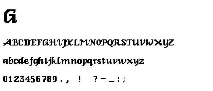 Genoarom font