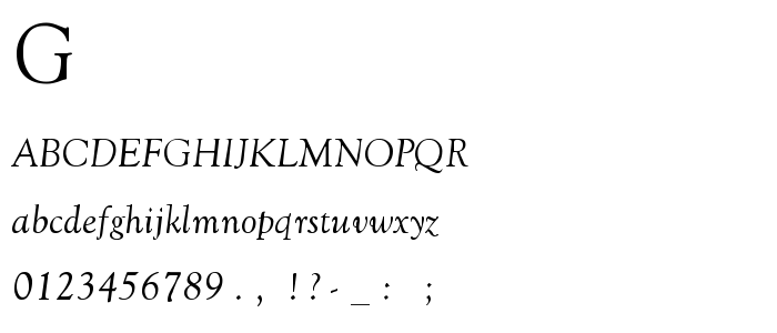 Goudy_O2 font