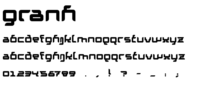 Granh font