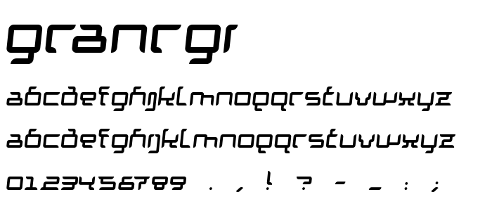 Granrgi font