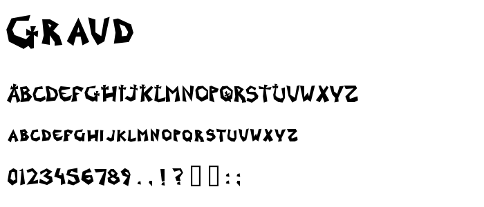 Gravd font