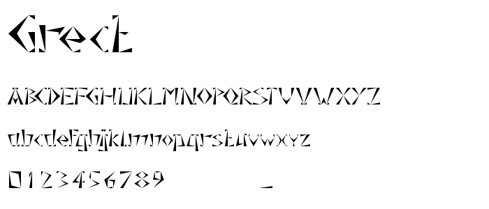 Grect font