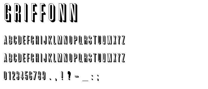 Griffonn font