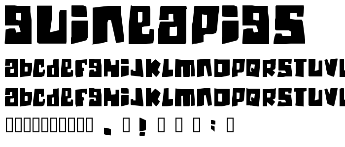 Guineapigs font