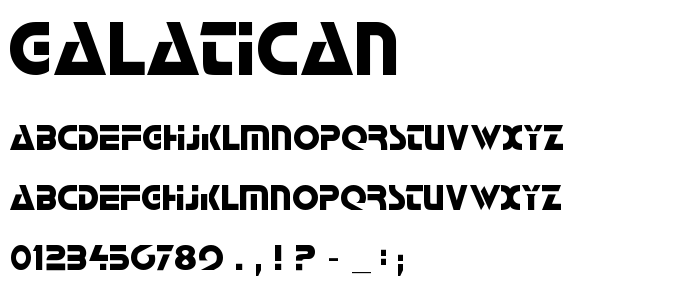 Galatican font