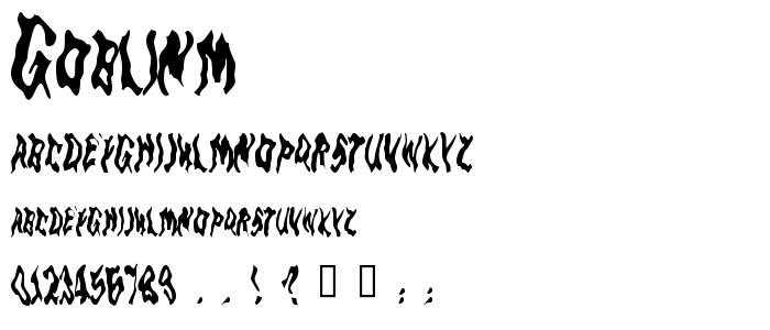 Goblinm font