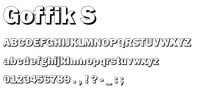 Goffik_S font