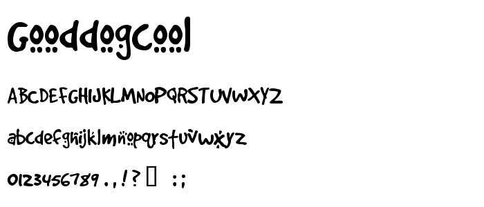Gooddogcool font