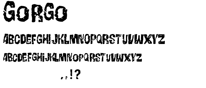 Gorgo font