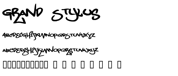 Grand_Stylus font
