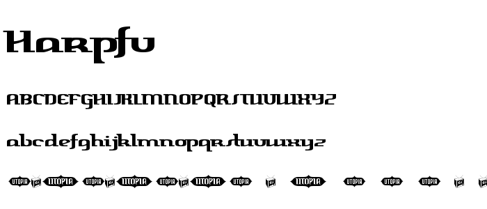 Harpfv font