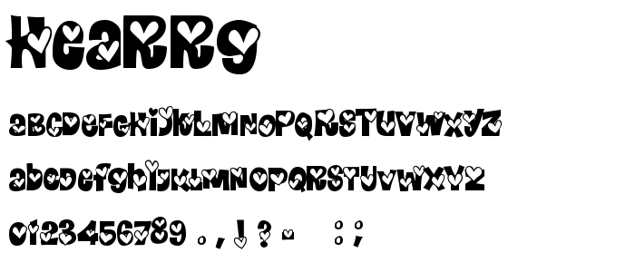 Hearrg font