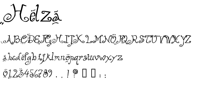 Helza font