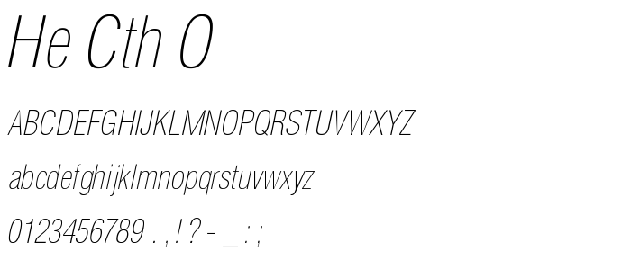 He_Cth_O font