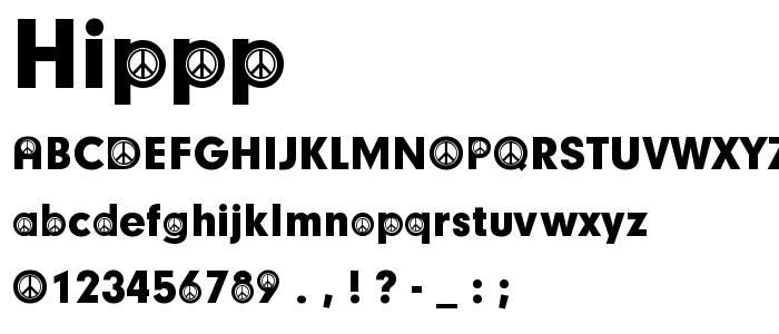 Hippp font