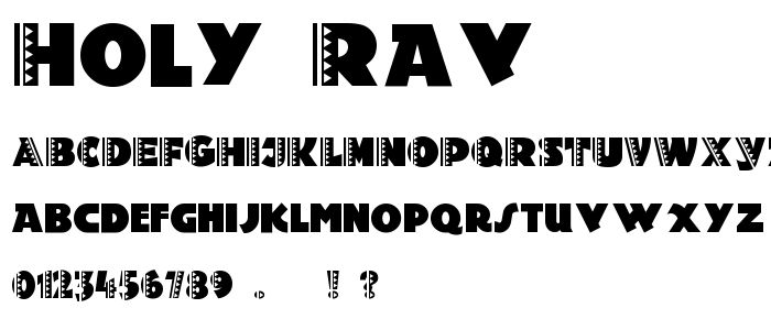 Holy_Rav font