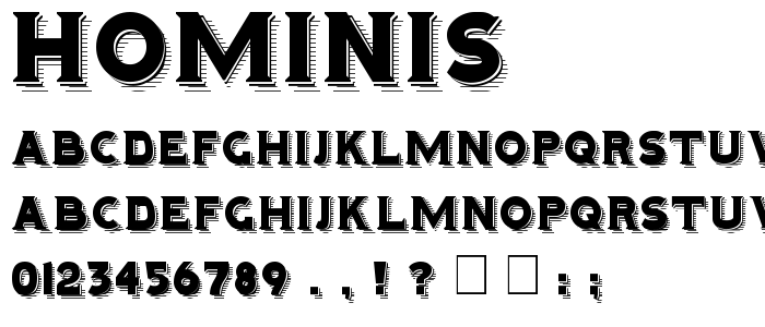 Hominis font