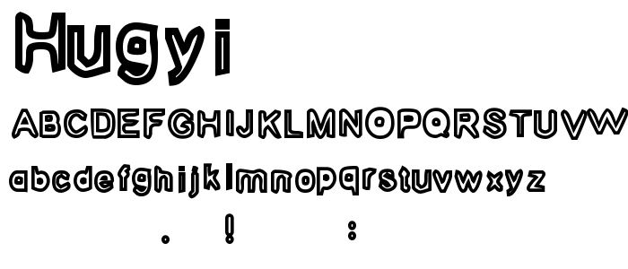 Hugyi font