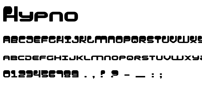 Hypno font