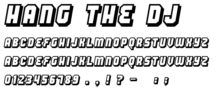 Hang_The_Dj font