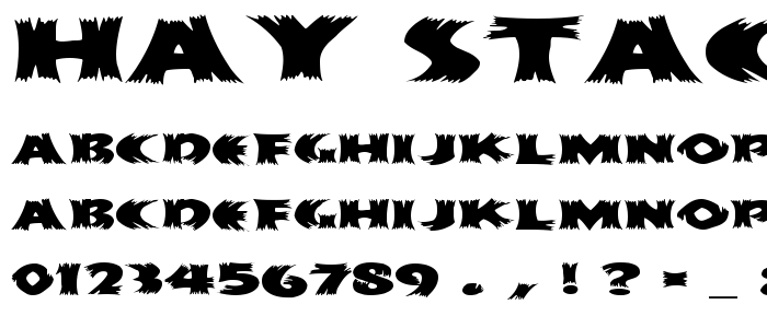 Hay_Stac font
