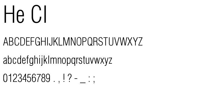 He_Cl font