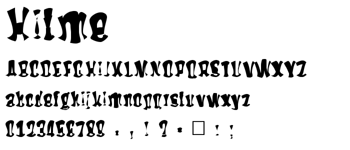 Hitme font