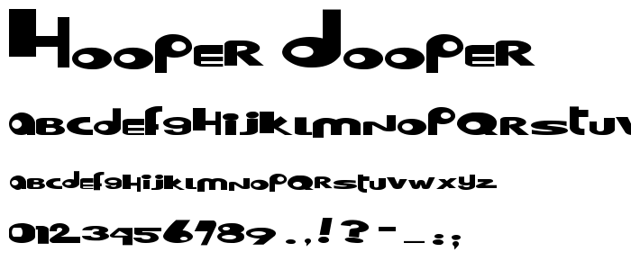 Hooper_Dooper font