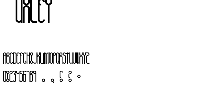 Huxley font