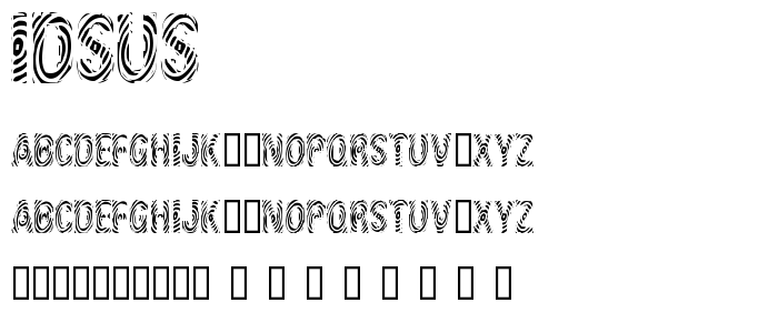 Idsus font