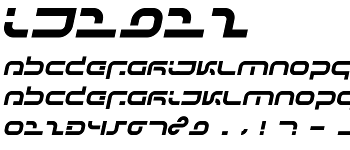 Ij1912 font