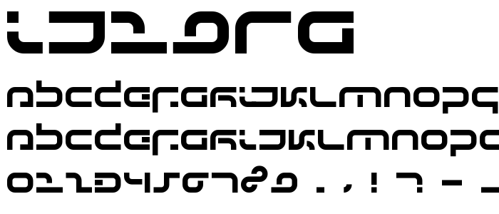 Ij19rg font